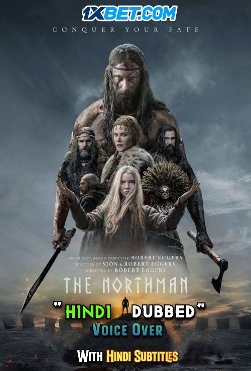 poster of The Northman (2022) Hindi [Voice Over] Dubbed CAMRip